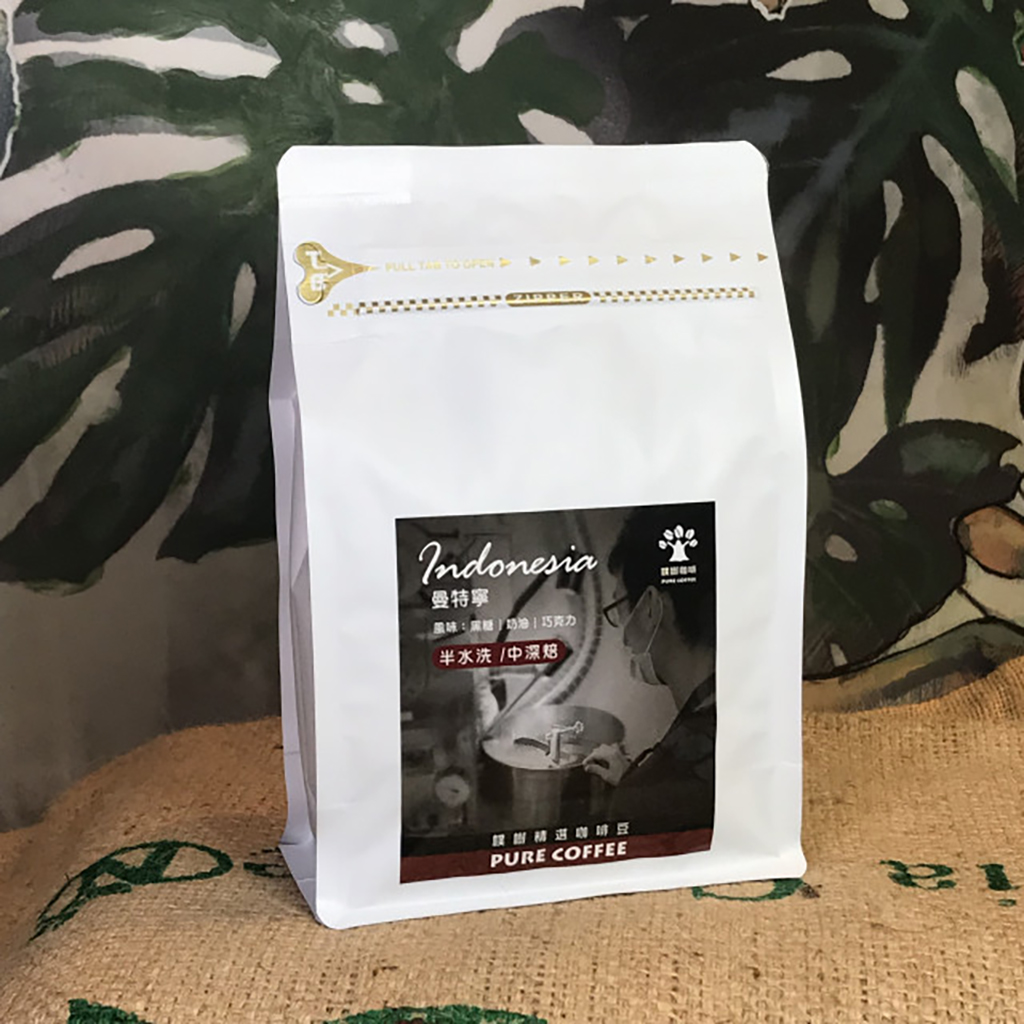 印尼 曼特寧 半水洗/中深焙(半磅豆)-封面圖