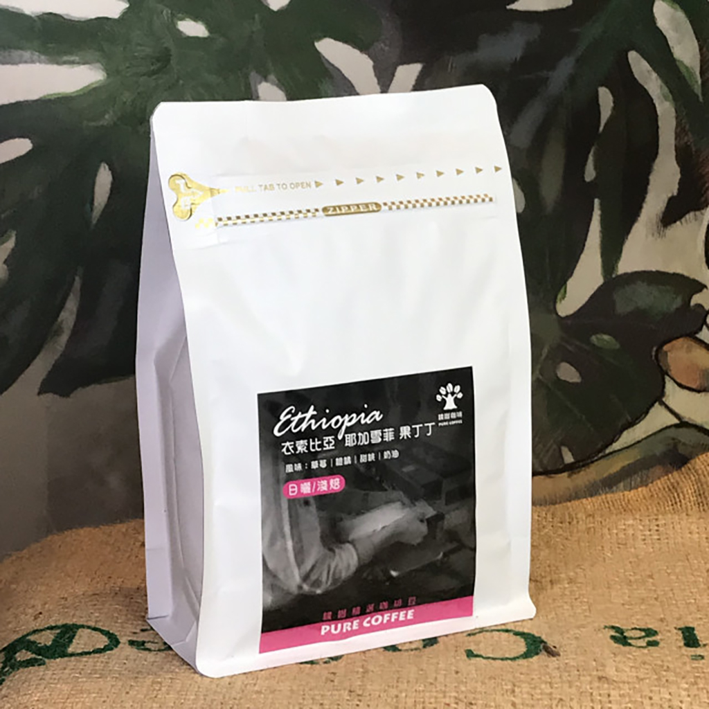 衣索比亞 耶家雪菲 果丁丁 日曬/淺焙 (半磅豆)-封面圖